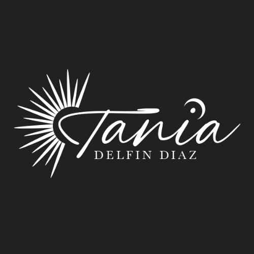 Tania Delfin Diaz-Logo fond noir
